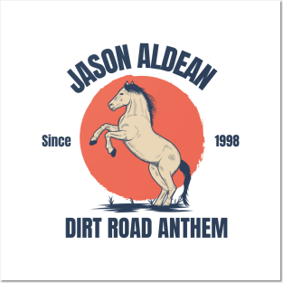 Jason Aldean // Horse Art Posters and Art